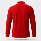 CK Long Sleeves Polo T Shirts With White Tipping