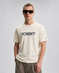 TOMMY HILFIGER Embroidered Logo Regular Fit Cotton T-Shirt