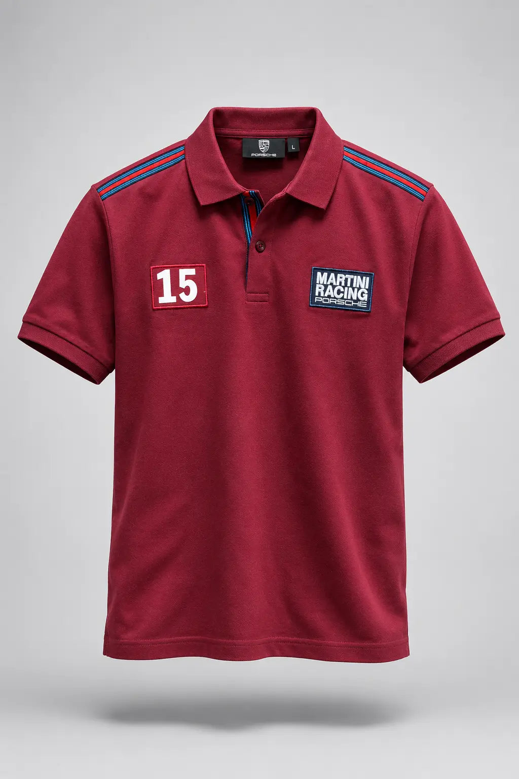 Porsche MARTINI RACING Men's Polo Shirt 100% Cotton