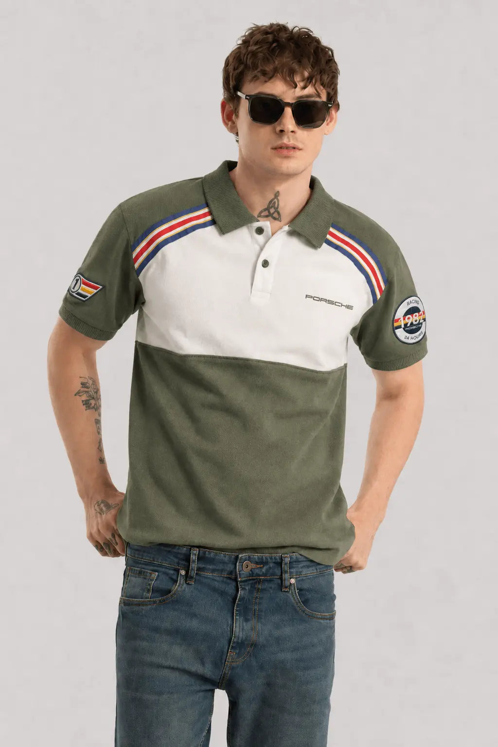 PORSCHE Premium Polo T Shirt Regular Fit