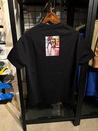 DIESEL Black Graphic Round Neck Regular Fit Cotton T-Shirt