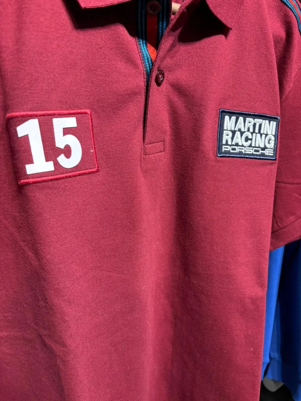 Porsche MARTINI RACING Men's Polo Shirt 100% Cotton