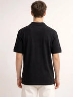 TOMMY BLACK STRIPED REGULAR FIT T SHIRT